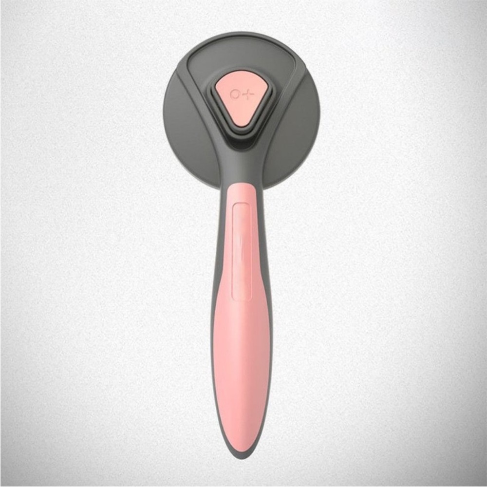 Self Cleaning PINK Pet Hair Removal Comb Automatic Hair Removal Brush * NEW*